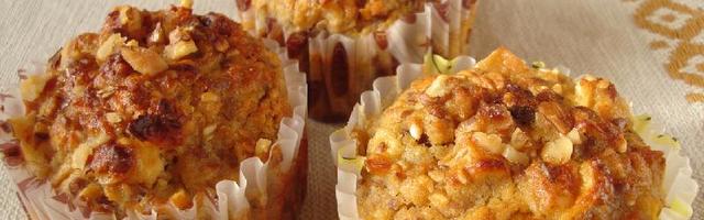Zabpelyhes almás muffin