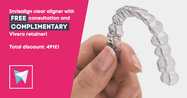 Orthodontic treatment is nearly invisible with the Invisalign aligner