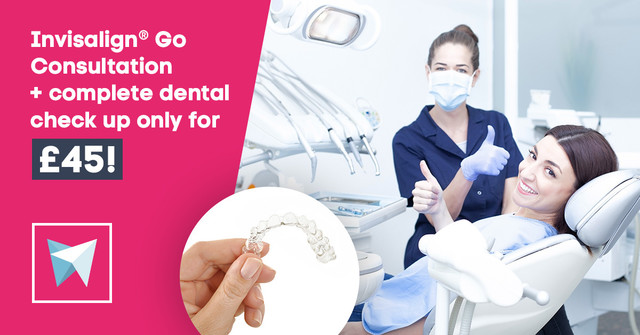 Invisalign® Go Consultation + complete dental check up only for £45!