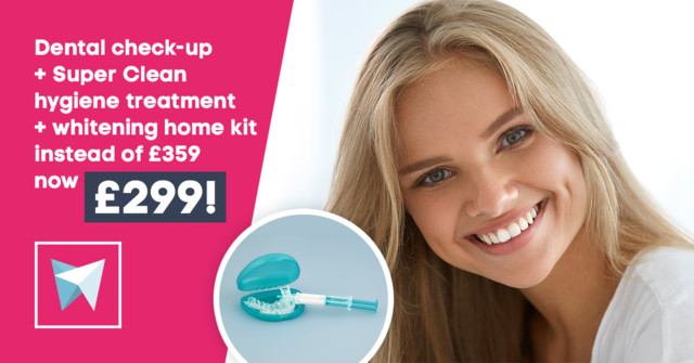 Dental check-up + Super Clean hygiene treatment only for £99