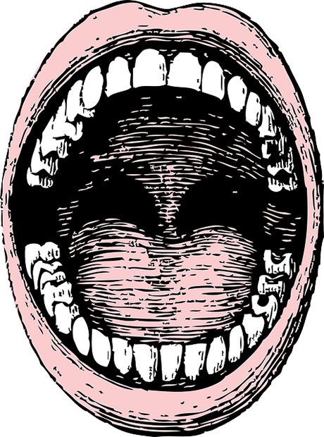 teeth-throat